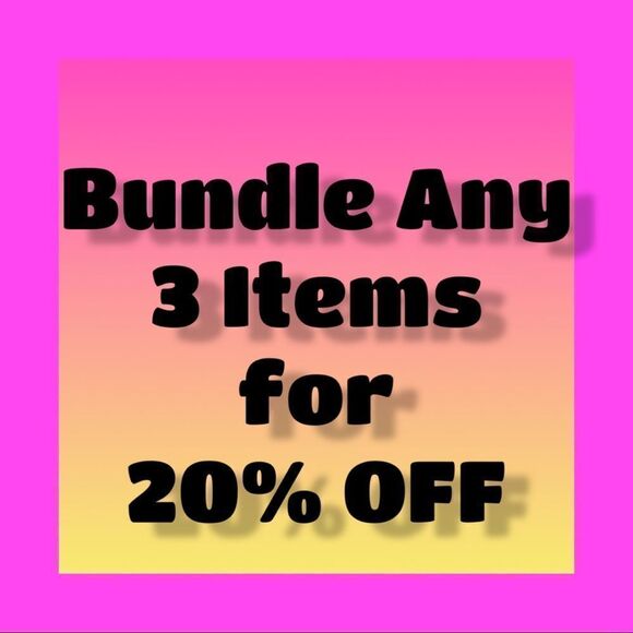 SALE!! 20% OFF BUNDLES OF 3 OR MORE!!! - Picture 1 of 1